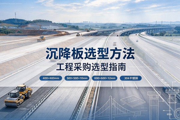 龙游沉降板选择方法