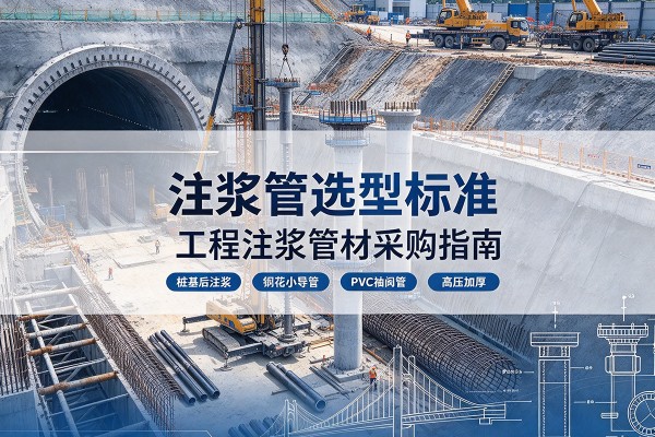龙游注浆管选型标准