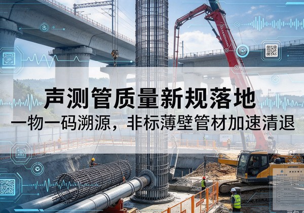 龙游声测管质量新规落地，一物一码溯源，非标薄壁管材加速清退