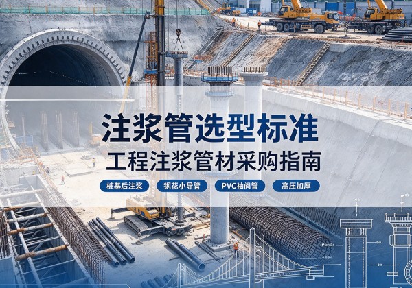 龙游注浆管选型标准